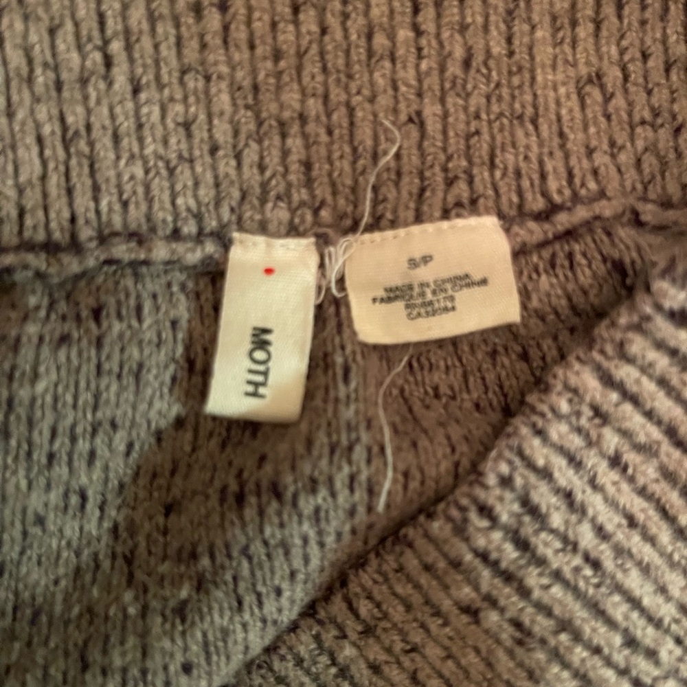 Anthropologie Moth Sweater Maxi Skirt Marled Dusty Purple Size Small - Picture 5 of 6
